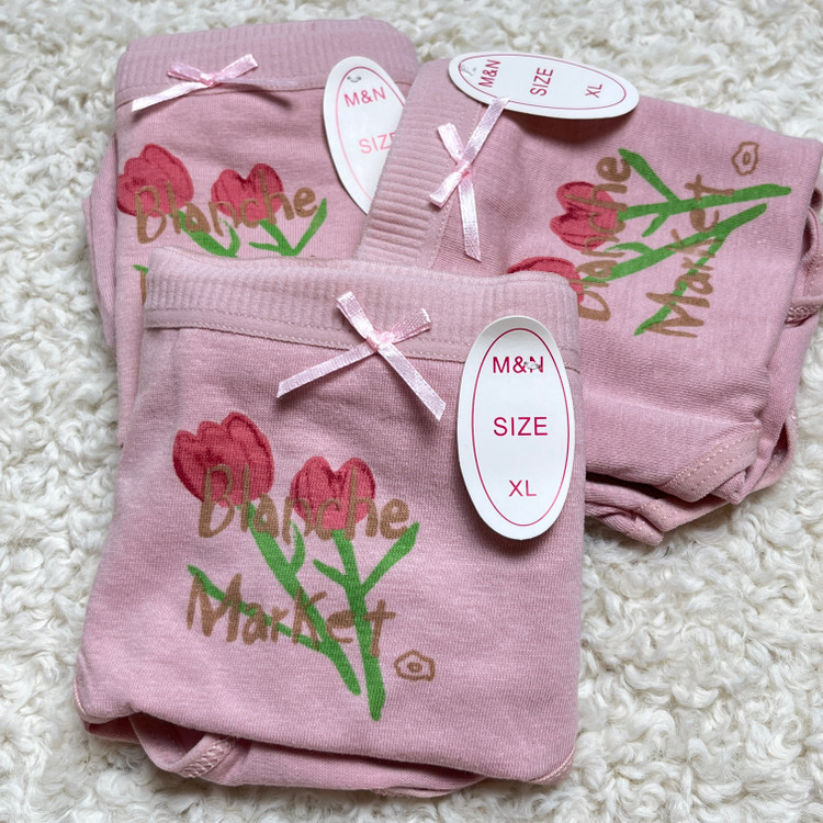 شورت صورتی گل لاله