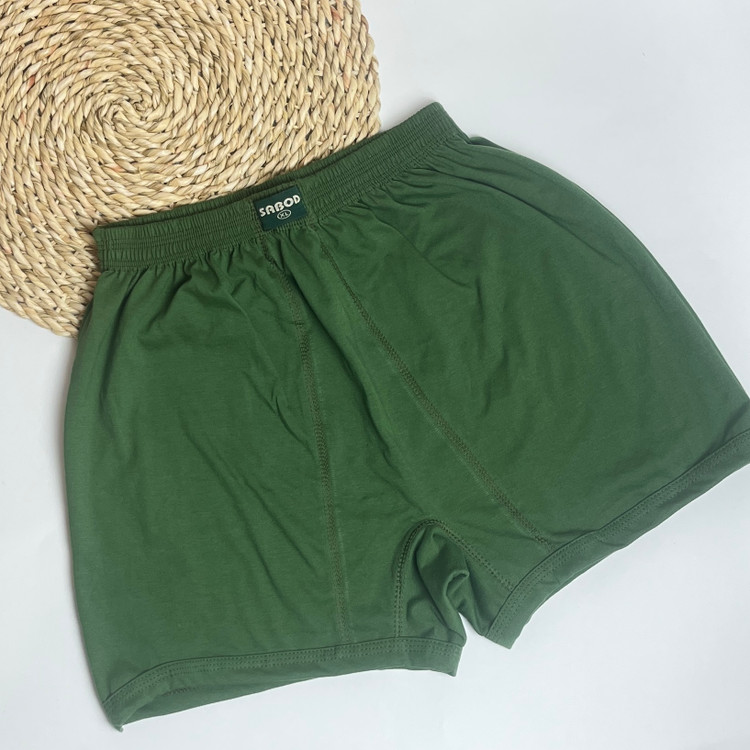 شورت پادار مردانه سوپر پنبه سبز