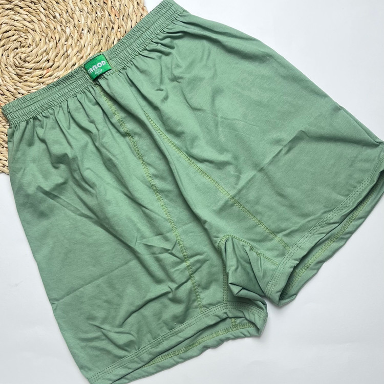 شورت پادار مردانه سوپر پنبه سبز