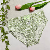 تصویر شورت زنانه وارداتی فانتزی سبز طرحدار / سایز XL و XXL - فروشگاه زیرخونه