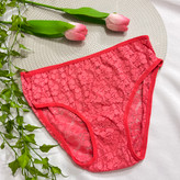 تصویر شورت اسلیپ زنانه دانتل ( گیپوری) مدل گل گلی/ XL , XXL , XXXL - فروشگاه زیرخونه