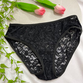 تصویر شورت اسلیپ زنانه دانتل ( گیپوری) مدل گل گلی/ XL , XXL , XXXL - فروشگاه زیرخونه