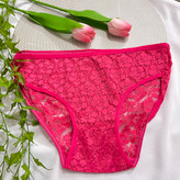 تصویر شورت اسلیپ زنانه دانتل ( گیپوری) مدل گل گلی/ XL , XXL , XXXL - فروشگاه زیرخونه
