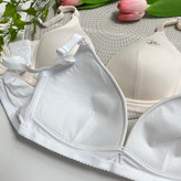 سوتین زنانه اسفنجی طرح خرسی وارداتی Sea Bear کاپ A (کاپ کوچیک) / سایز 80 و 90