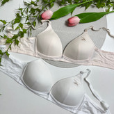 سوتین زنانه اسفنجی طرح خرسی وارداتی Sea Bear کاپ A (کاپ کوچیک) / سایز 80 و 90