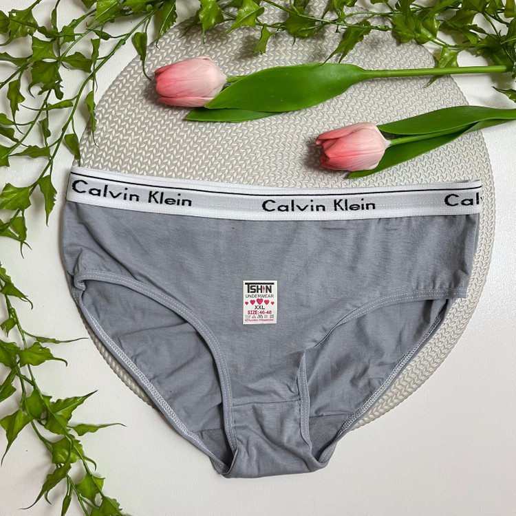 شورت زنانه تک رنگ کلوین کلین CK / سایز XL و 2XL و 3XL