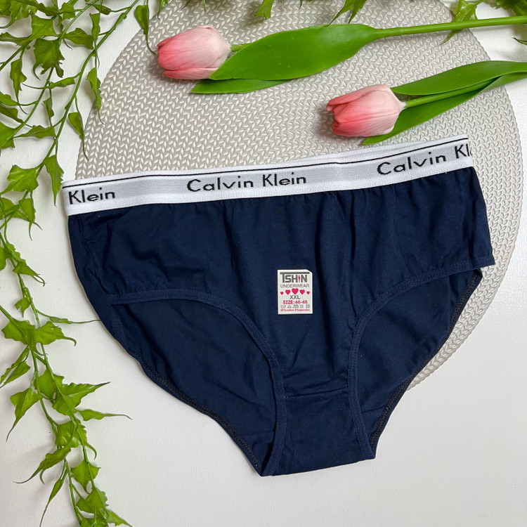 شورت زنانه تک رنگ کلوین کلین CK / سایز XL و 2XL و 3XL