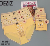 شورت وارداتی زنانه Deniz عروسکی طرح زرد گل گلی/ free size