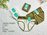 شورت زنانه وارداتی Today Honey عروسکی فانتزی طرح گیلاس/ سایز XL