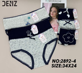 شورت وارداتی زنانه Deniz طرح قلب و گل/ free size