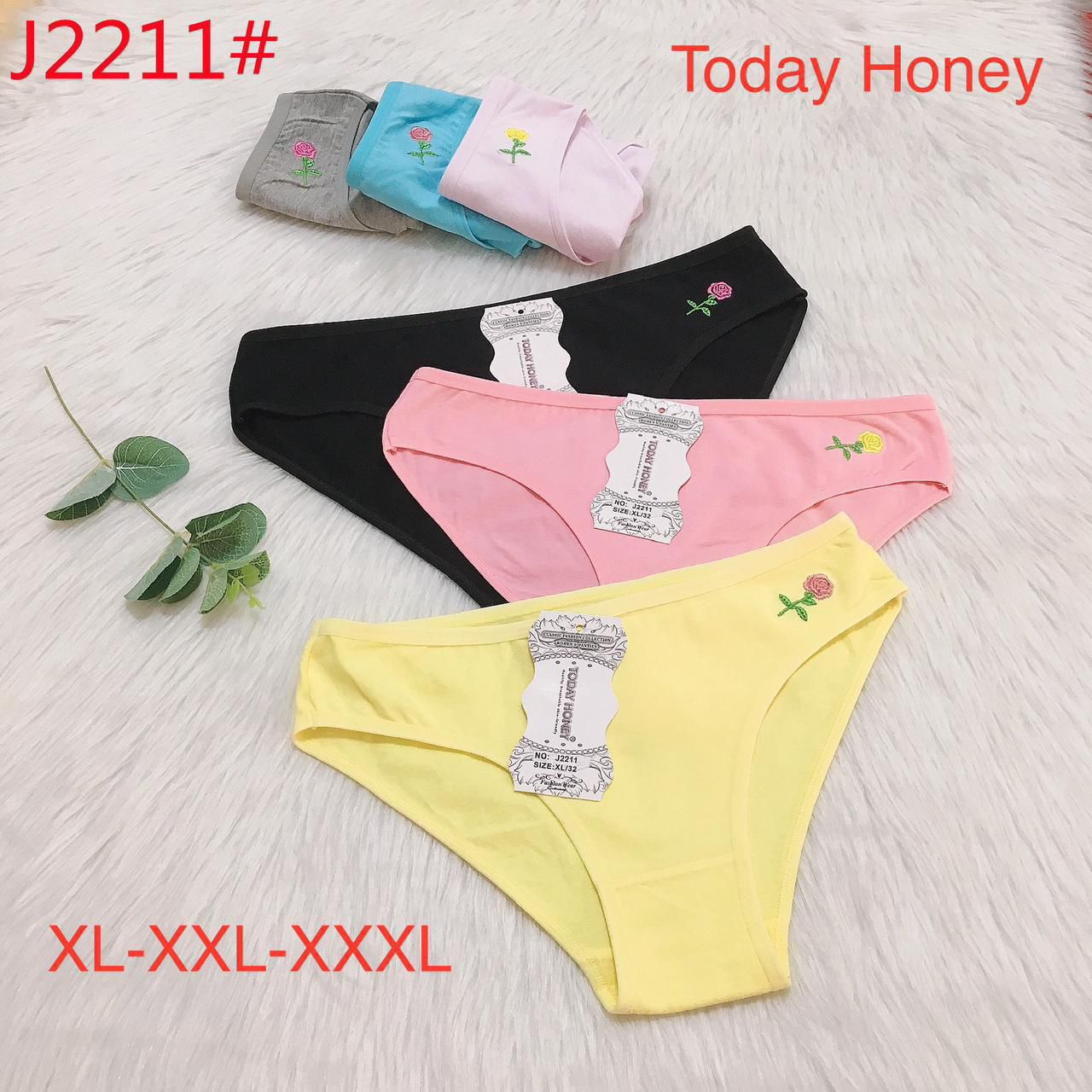 شورت زنانه وارداتی Today Honey ساده طرح تک گل/ سایز XL تا 3XL