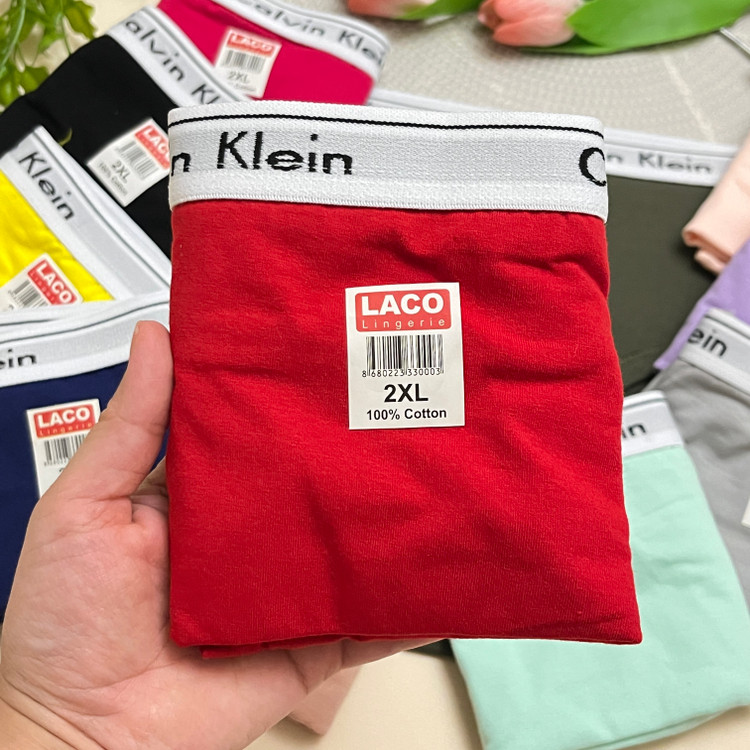 شورت با کیفیت زنانه برند LACO کلوین کلین CK / سایز 2XL و 3XL