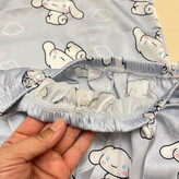 ست 3 تیکه تاپ شورتک زنانه به همراه کش مو طرح فانتزی جنس ساتن | free size