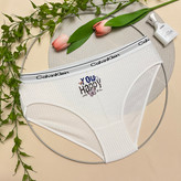 شورت زنانه کبریتی طرح فانتزی شیری رنگ / Free size
