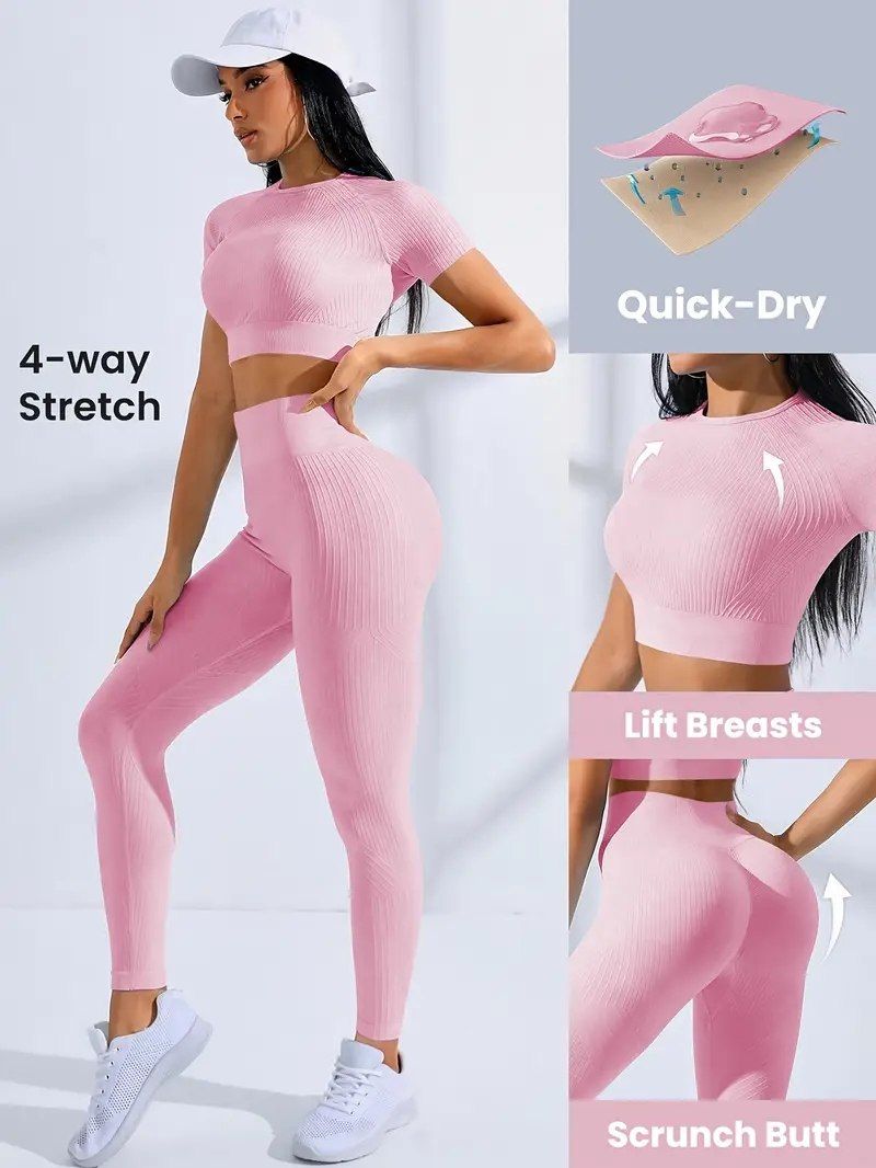 ست نیم تنه لگ اسپورت گرم بالا جنس اعلاء کبریتی زنانه وارداتی | سایز Free size