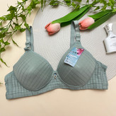 سوتین زنانه اسفنجی بدون جک وفنر وارداتی طرح چهارخونه کاپ B / سایز ۸۰ تا ۹۵