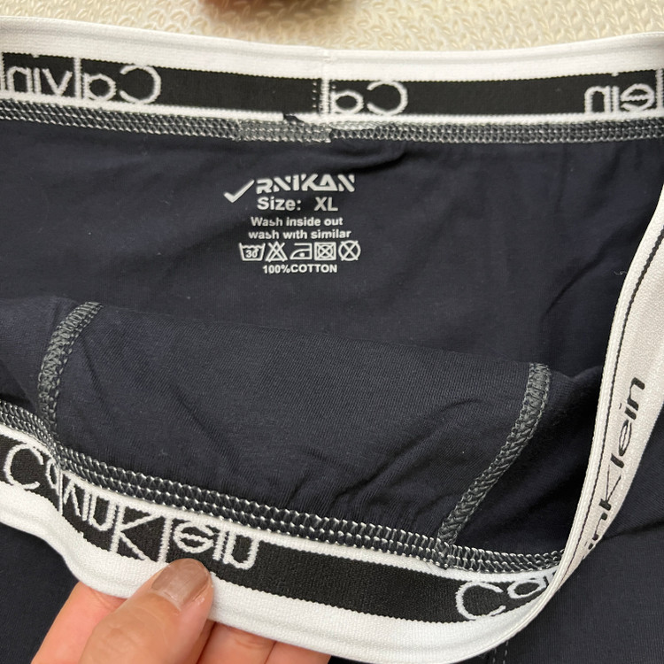 شورت اسلیپ مردانه کتان گرم بالا کلوین کلین برند آرنیکا / سایز XL/ XXL / XXXL