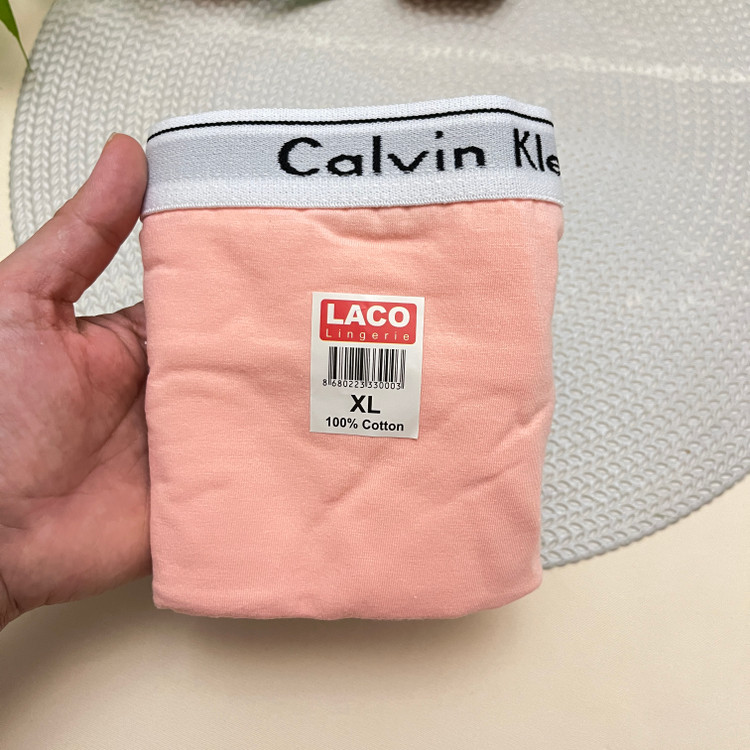 شورت با کیفیت زنانه برند لاکو LACO کلوین کلین CK / سایز XL /2XL / 3XL