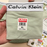 شورت با کیفیت زنانه برند لاکو LACO کلوین کلین CK تم سبز/ سایز XL /2XL / 3XL