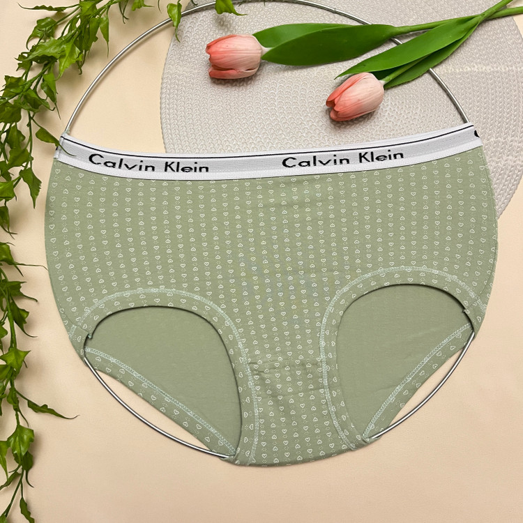 شورت با کیفیت زنانه برند لاکو LACO کلوین کلین CK تم سبز/ سایز XL /2XL / 3XL