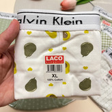 شورت با کیفیت زنانه برند لاکو LACO کلوین کلین CK تم سبز/ سایز XL /2XL / 3XL