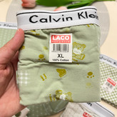 شورت با کیفیت زنانه برند لاکو LACO کلوین کلین CK تم سبز/ سایز XL /2XL / 3XL