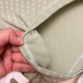 شورت با کیفیت زنانه برند لاکو LACO کلوین کلین CK تم سبز/ سایز XL /2XL / 3XL