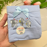 شورت زنانه فانتزی وارداتی با تم آبی از برند معروف و باکیفیت چی چی Chi Chi / سایز L-XL-XXL-XXXL