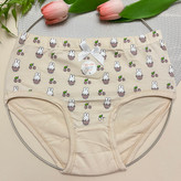شورت زنانه فانتزی وارداتی با تم کرم از برند معروف و باکیفیت چی چی Chi Chi / سایز L-XL-XXL-XXXL