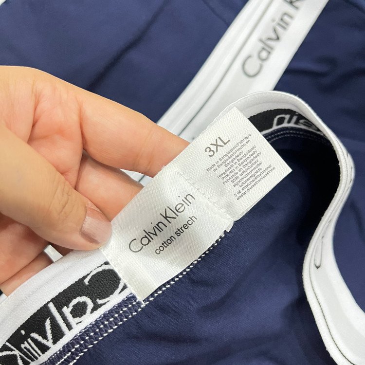 شورت اسلیپ مردانه کتان گرم بالا کلوین کلین برند CK / سایز XL/ XXL / XXXL