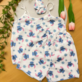 ست ۳ تیکه تاپ شورتک طرح کبریتی free size _ مناسب سایز ۳۶ / ۴۴